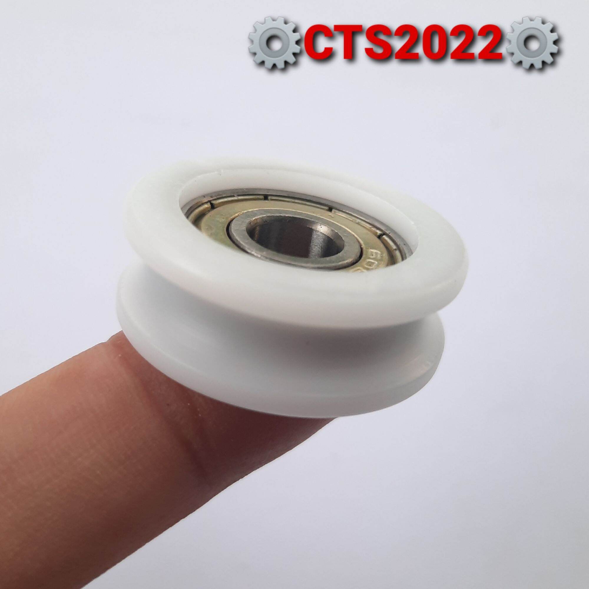 Con lăn nhựa dẫn hướng phi 30mm trục phi 8mm