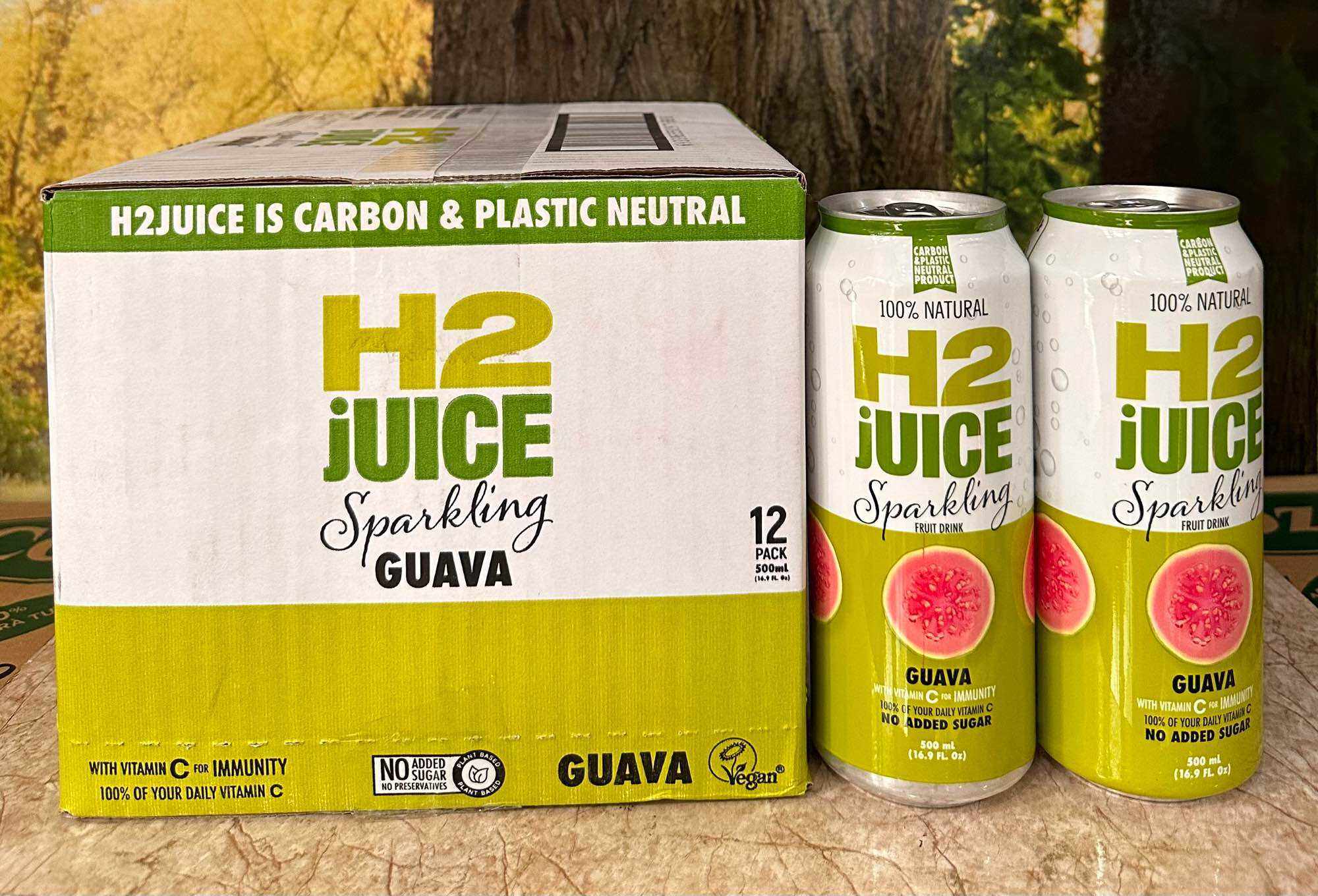 1 Thùng Nước Ổi H2 Juice /12 Lon * 500ml