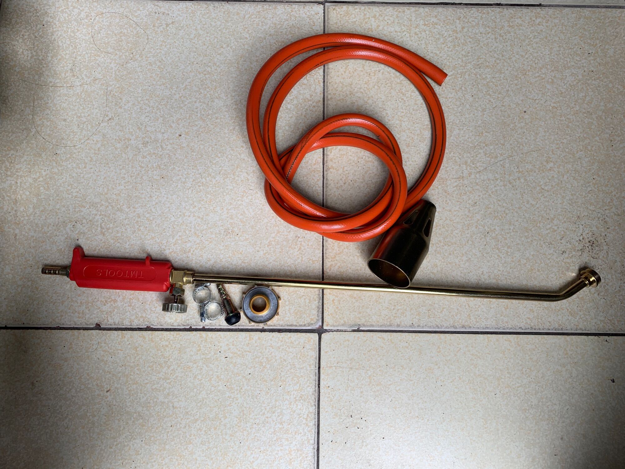 Khò gas bình 12kg dây 5m khò phi 50