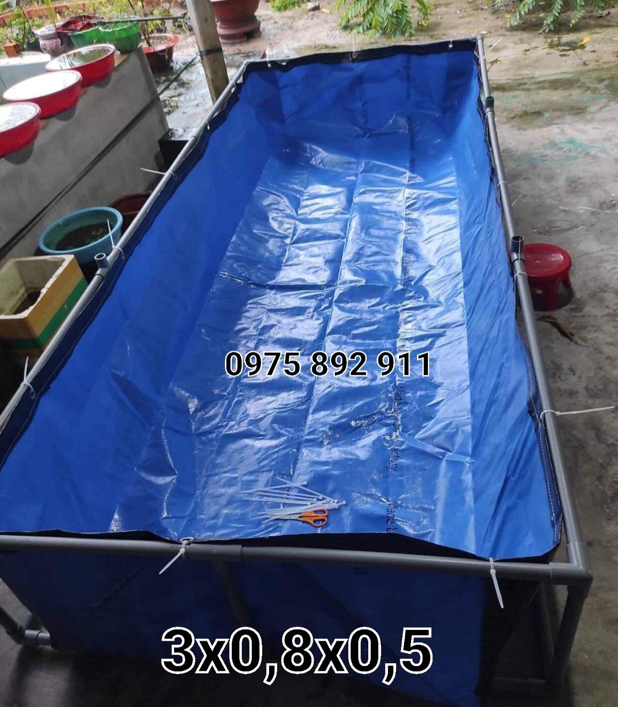 Bể bạt nuôi ốc ếch cá lươn chạch - korea hàn quốc, dầy xịn