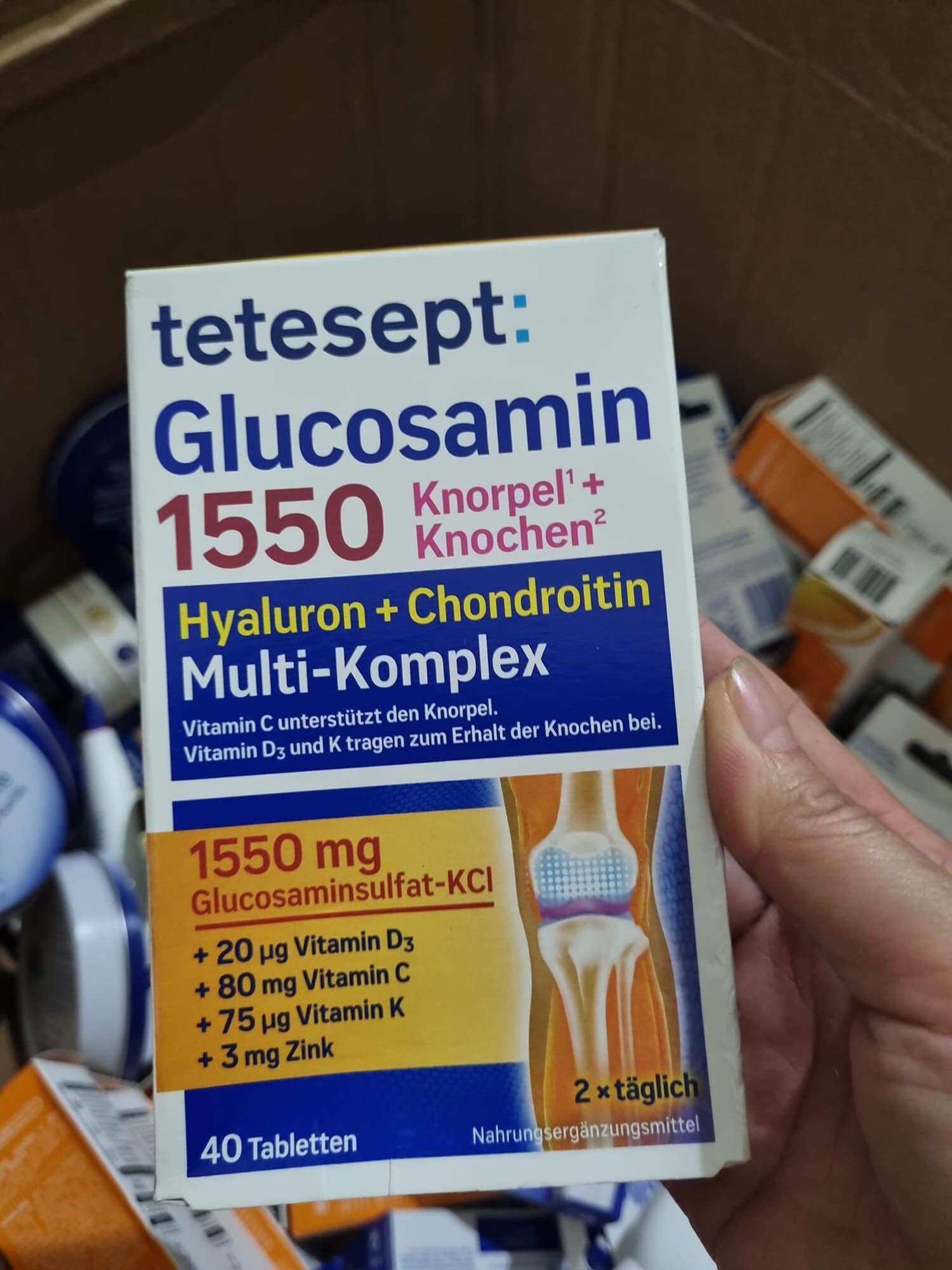 Viên khớp glucosamin 1550 Đức 40 viên