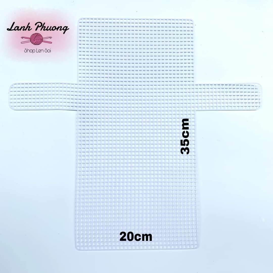 Tấm Canvas Form Chữ Nhật Thêu Túi