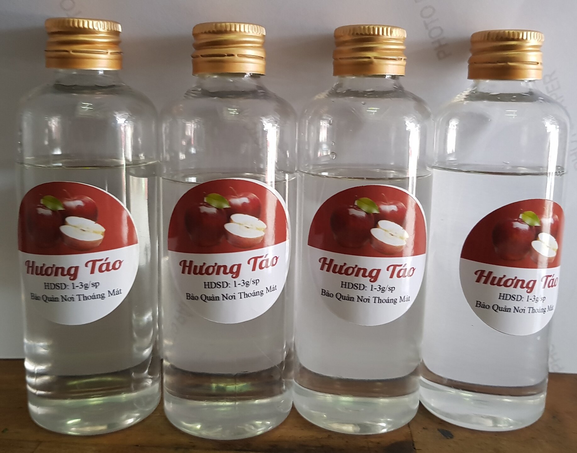 HƯƠNG TÁO DẠNG LỎNG (APPLE FLAVOUR) CHAI 60ML
