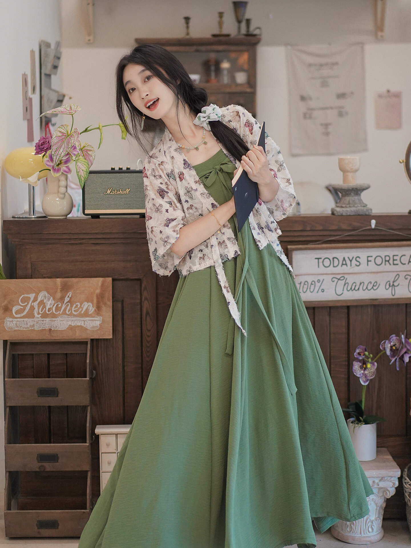 Bộ Đồ Truyền Thống Trung Quốc Qixiong Tube Dress Áo Dài Rộng Dáng Xòe