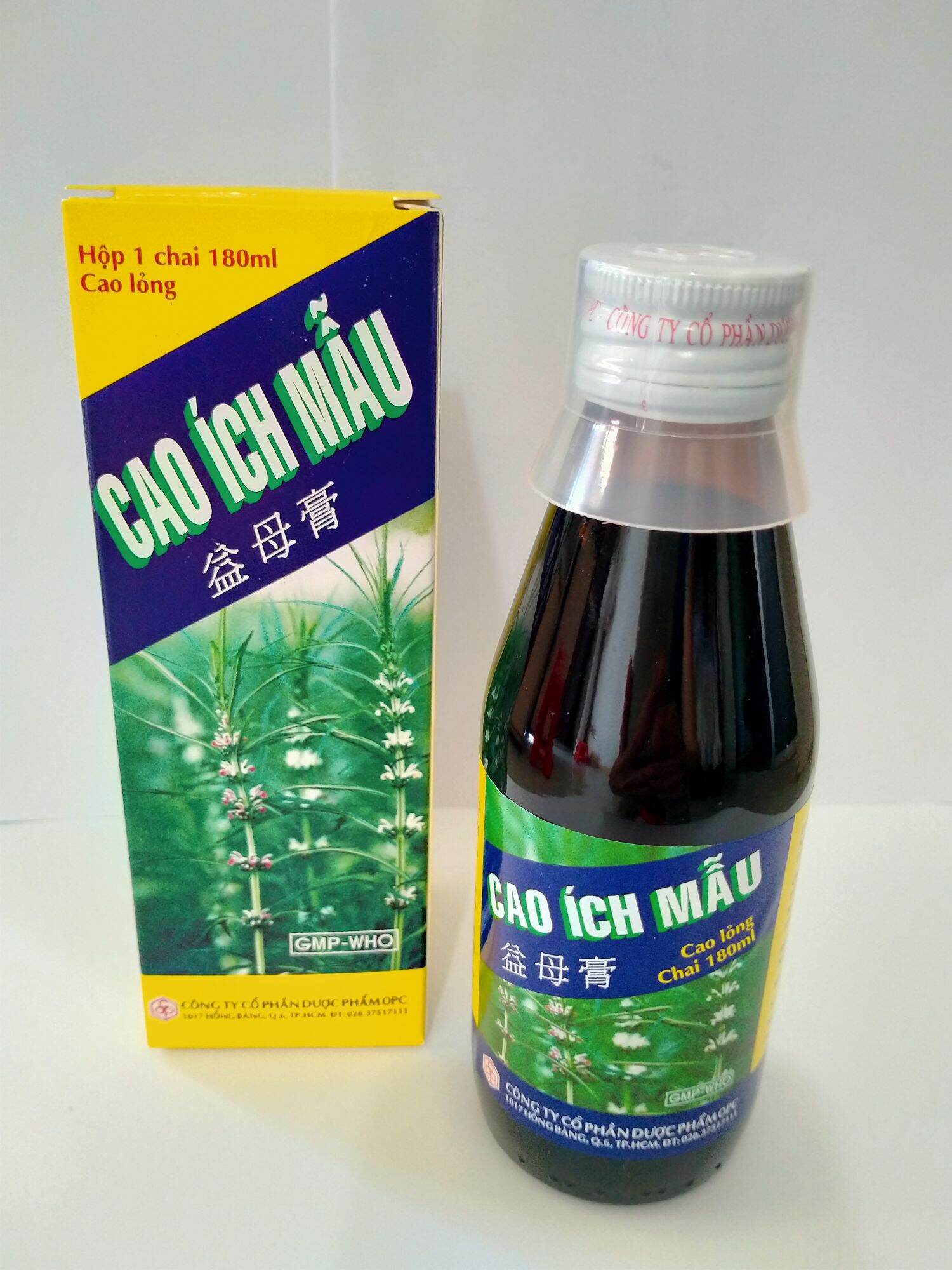 Cao Ích Mẫu Chai 180 Ml Giúp Bổ Huyết Điều Hòa Kinh Nguyệt