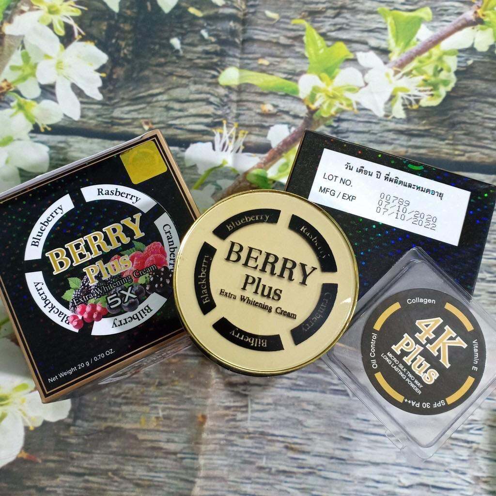 Kem 4K Berry plus trái cây Thái Lan Chính Hãng