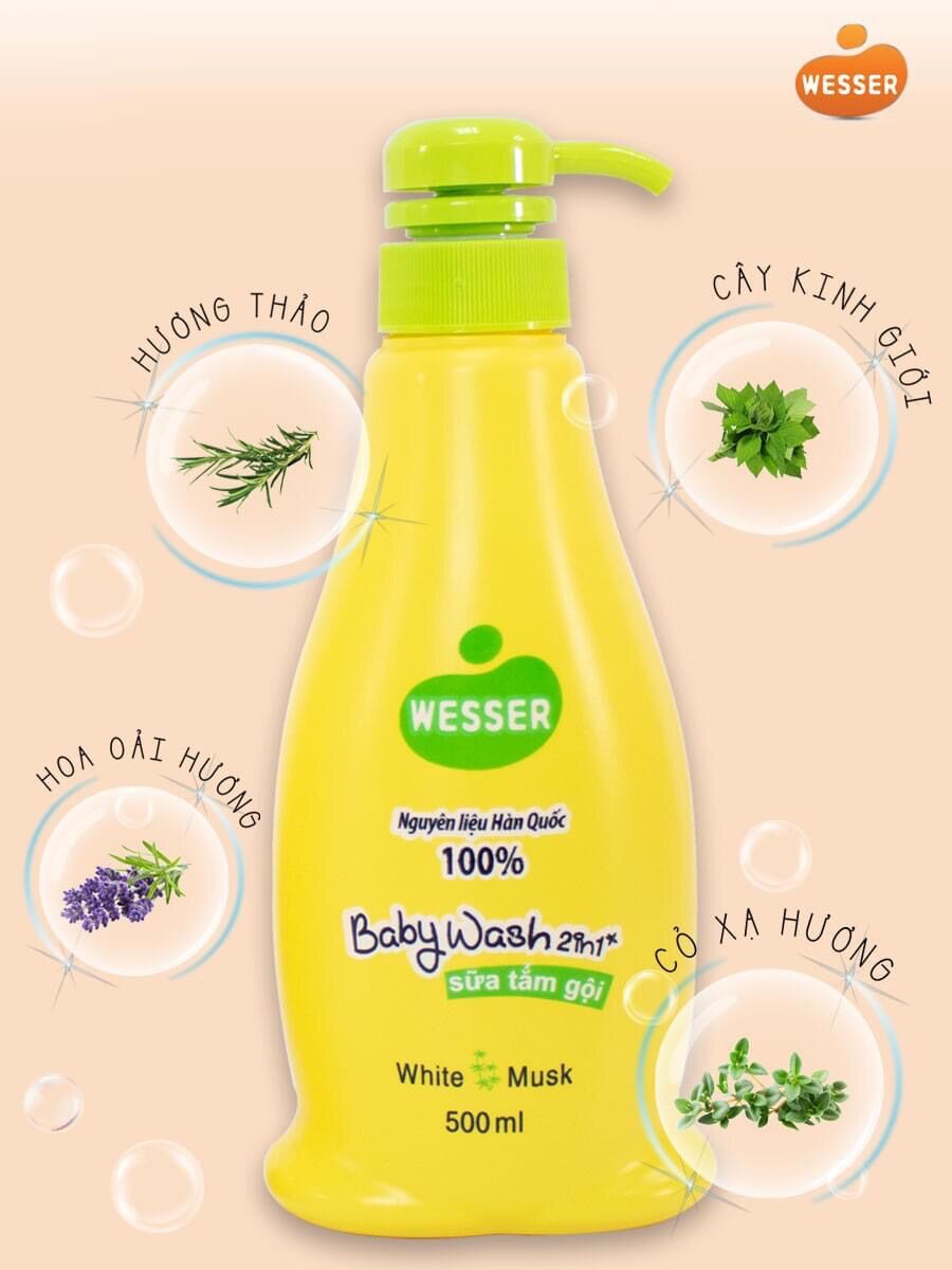 SỮA TẮM WESSER DÀNH CHO BÉ