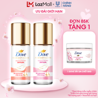 Lăn ngăn mùi dưỡng sáng cao cấp Dove tinh chất serum dành cho nữ với 3% Niacinamide giúp da sáng mịn đều màu 45ml