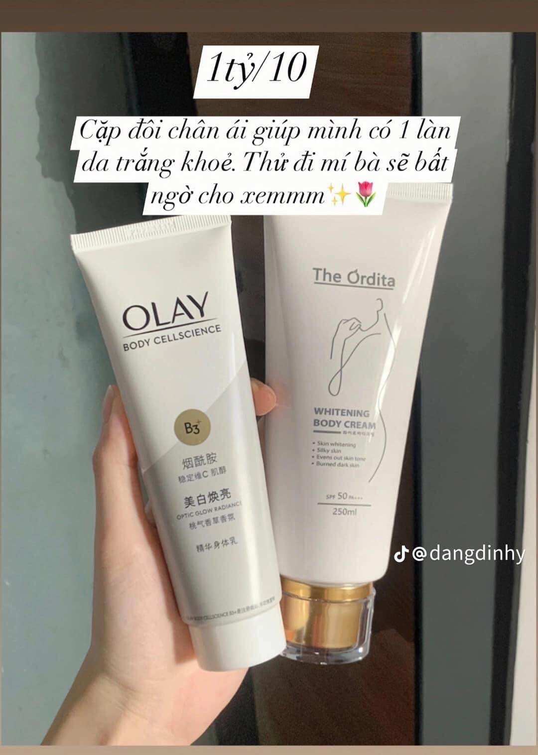 (Tặng mặt nạ) Kem Dưỡng Trắng Da Ordita