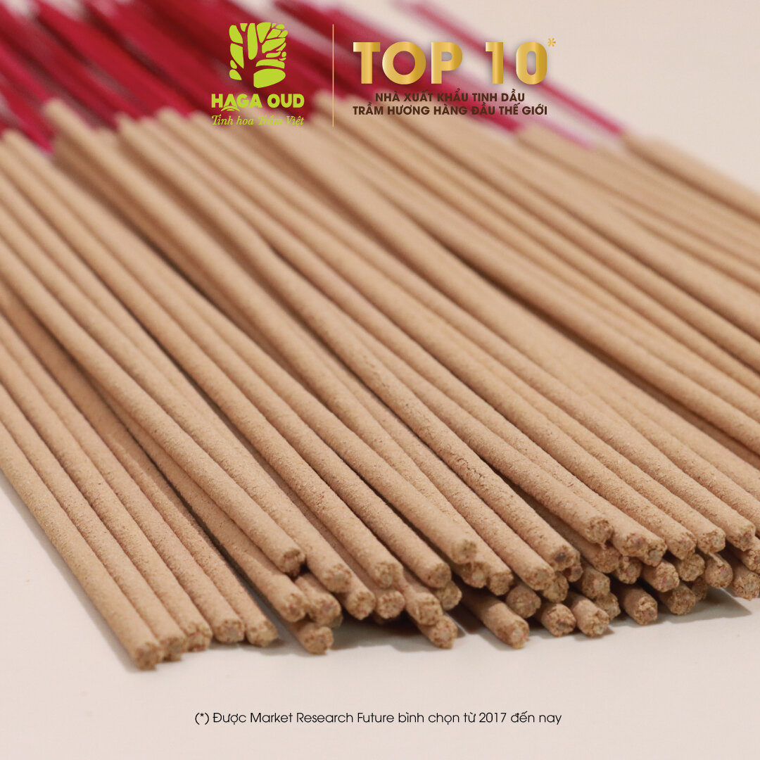 Nhang Trầm HAGA 40cm 3 sạch 100 cây