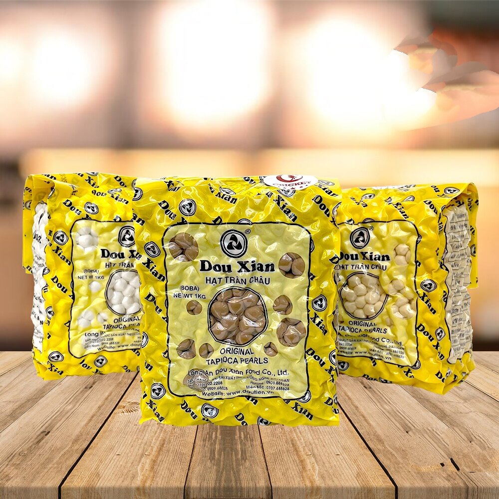 Trân châu Douxian Hàng Huy túi 1KG đủ vị