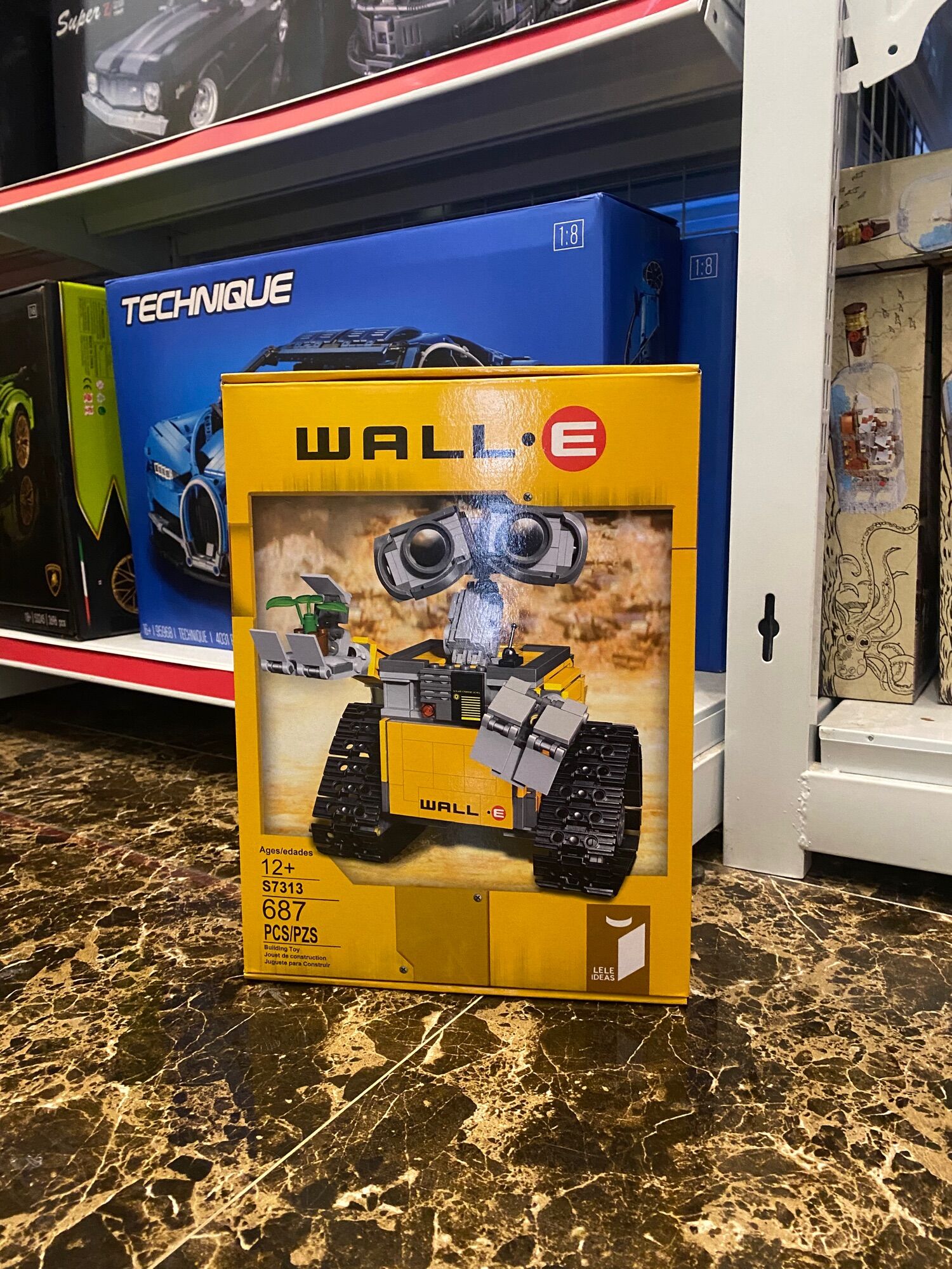 Đồ chơi xếp hình 8886 16003 mô hình robot wall-e đồ chơi lắp ráp