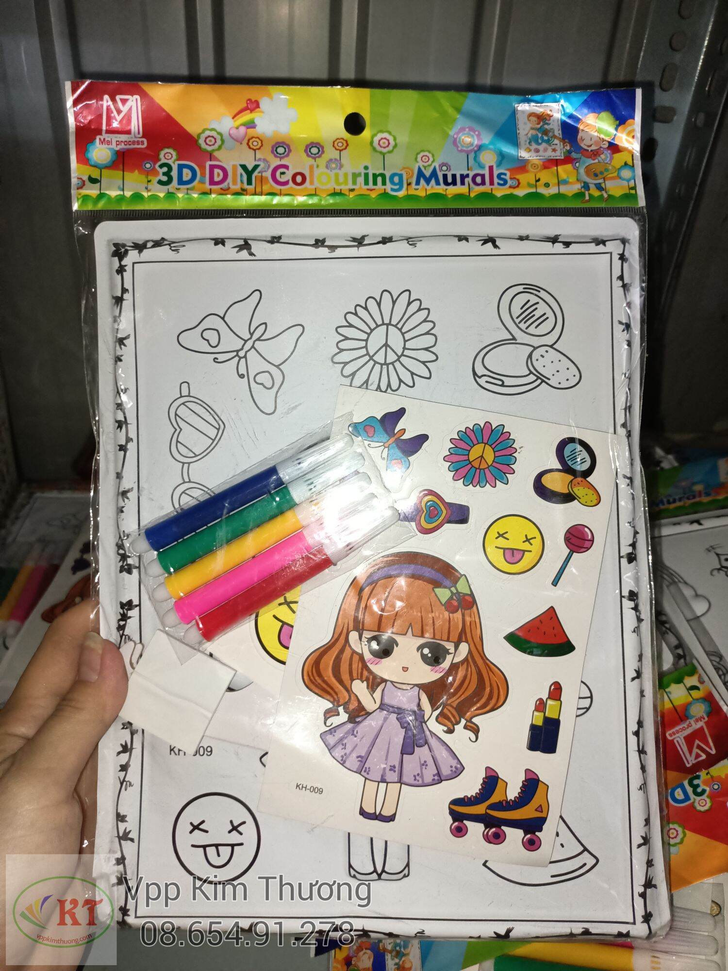 Combo 5 Bộ Tranh Tô Màu Nhựa Kèm Sticker Dán Cho Bé Trai/Gái Mẫu Như Hình  Shop Chụp - Mixasale