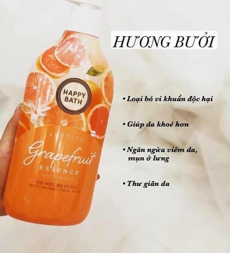 Sữa tắm Happy Bath Hàn Quốc 900 ml
