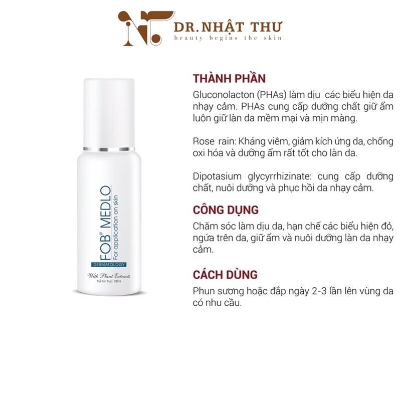 👩🏻‍⚕️ [CHÍNH HÃNG] Xịt khoáng MEDLO FOB