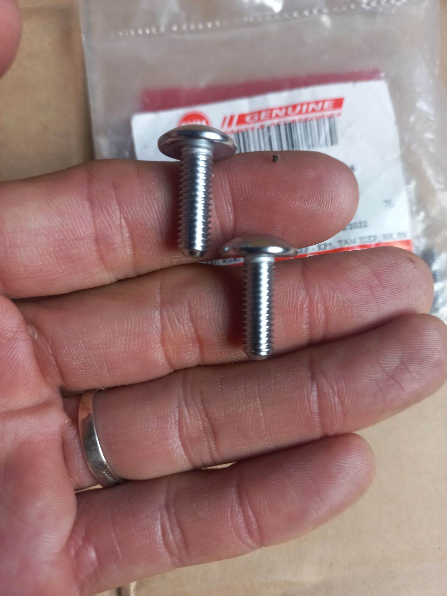 Ốc bắt Dàn Áo 6ly20 phân Chính Hãng ( loại Xi Inox ) Giá 1 con