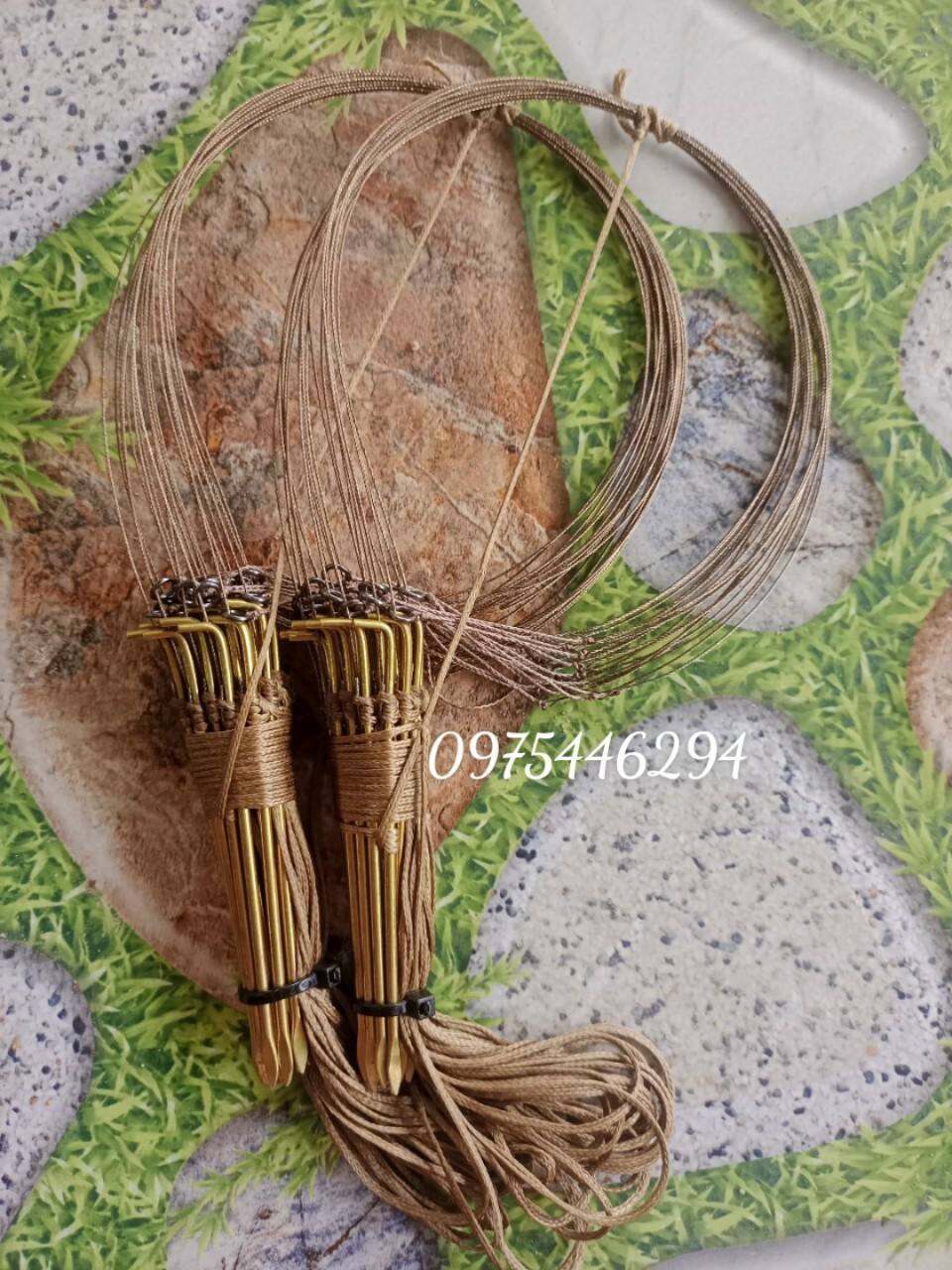 1 bộ Giò Thái. giò bẫy gà rừng chân đồng khoan.khoen đúc. 1b 20 chân.