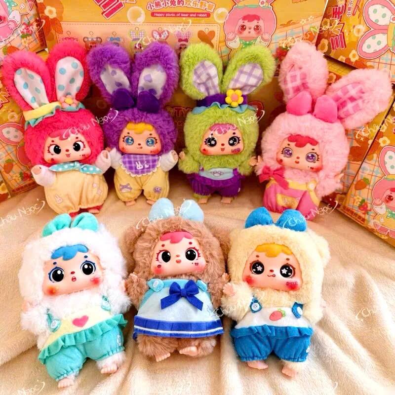 [35.bb] Hộp mù Baby Three TẾT, MIGO, MACARON, Birthday Gift  Dolls Baby (giao hàng nguyên hộp 1 con ngẫu nhiên)