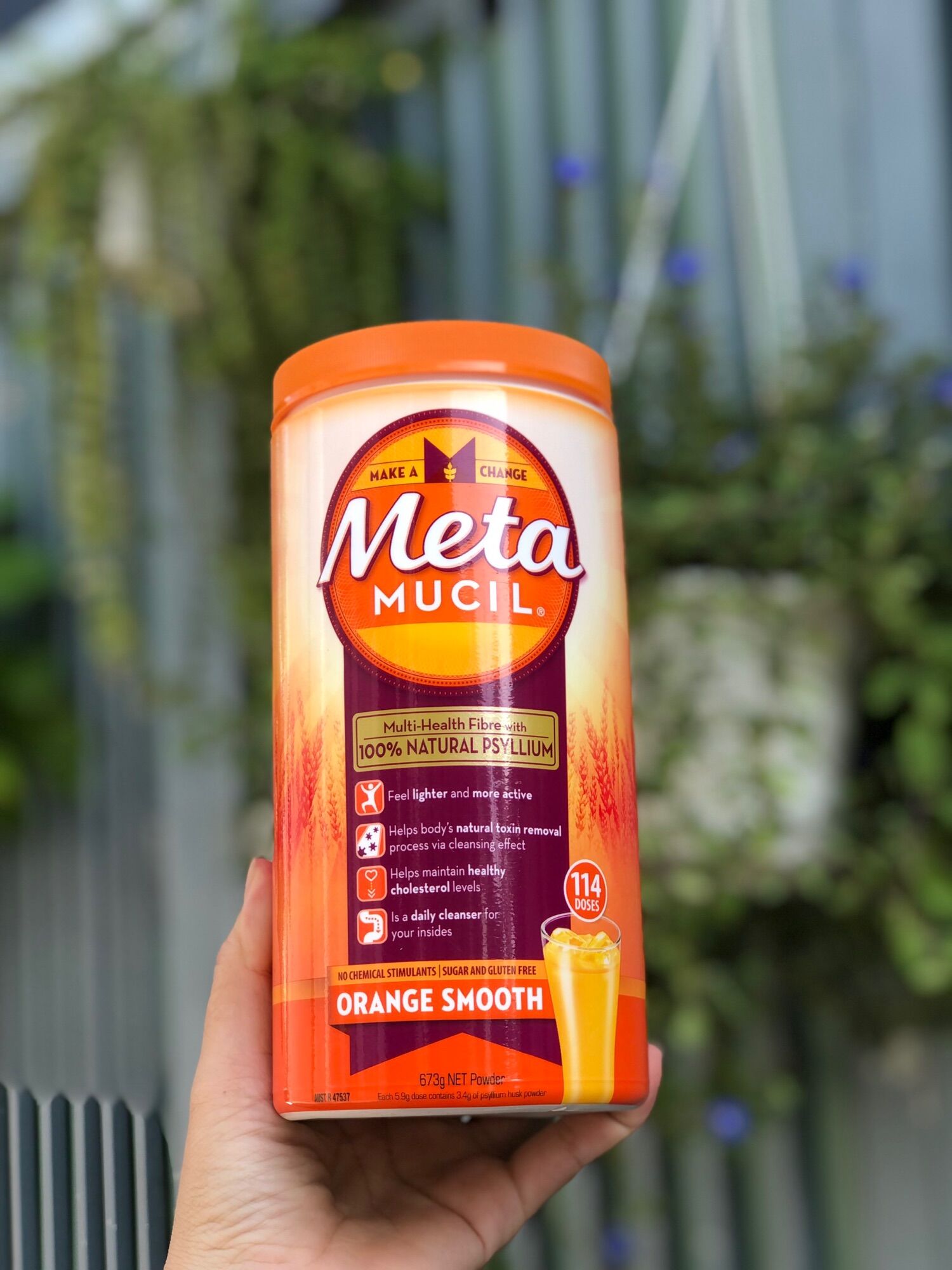 Bột cam bổ sung chất xơ Meta Mucil