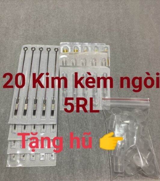 🎁[ QUÀ TẶNG KÈM ] Kim xăm và ngòi 20 cái 9RL chạy khung