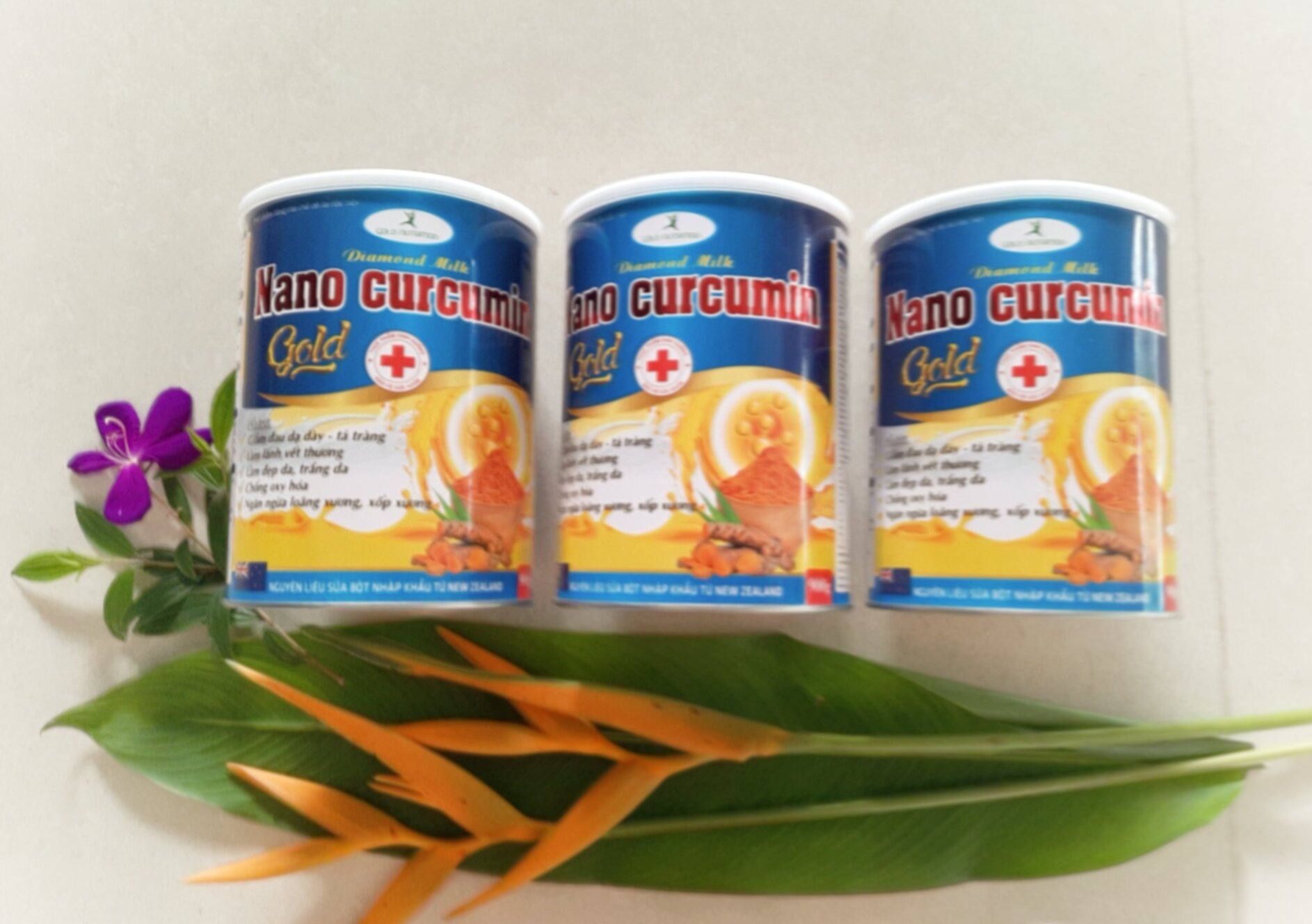Combo 3 hộp sữa nghệ Nano curcumin 900gr