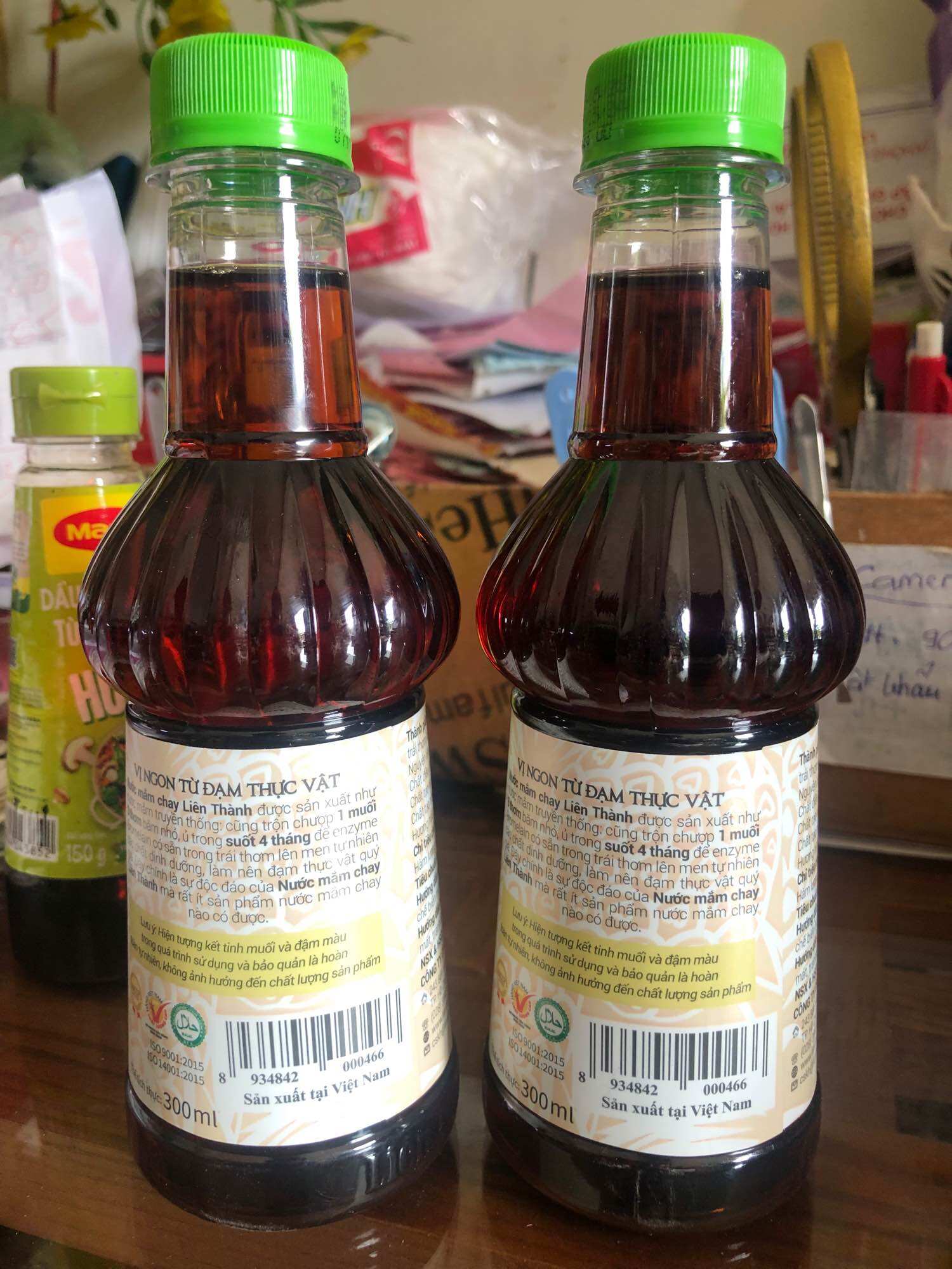 Nước mắm ăn chay, hiệu Liên Thành, chai 300ml