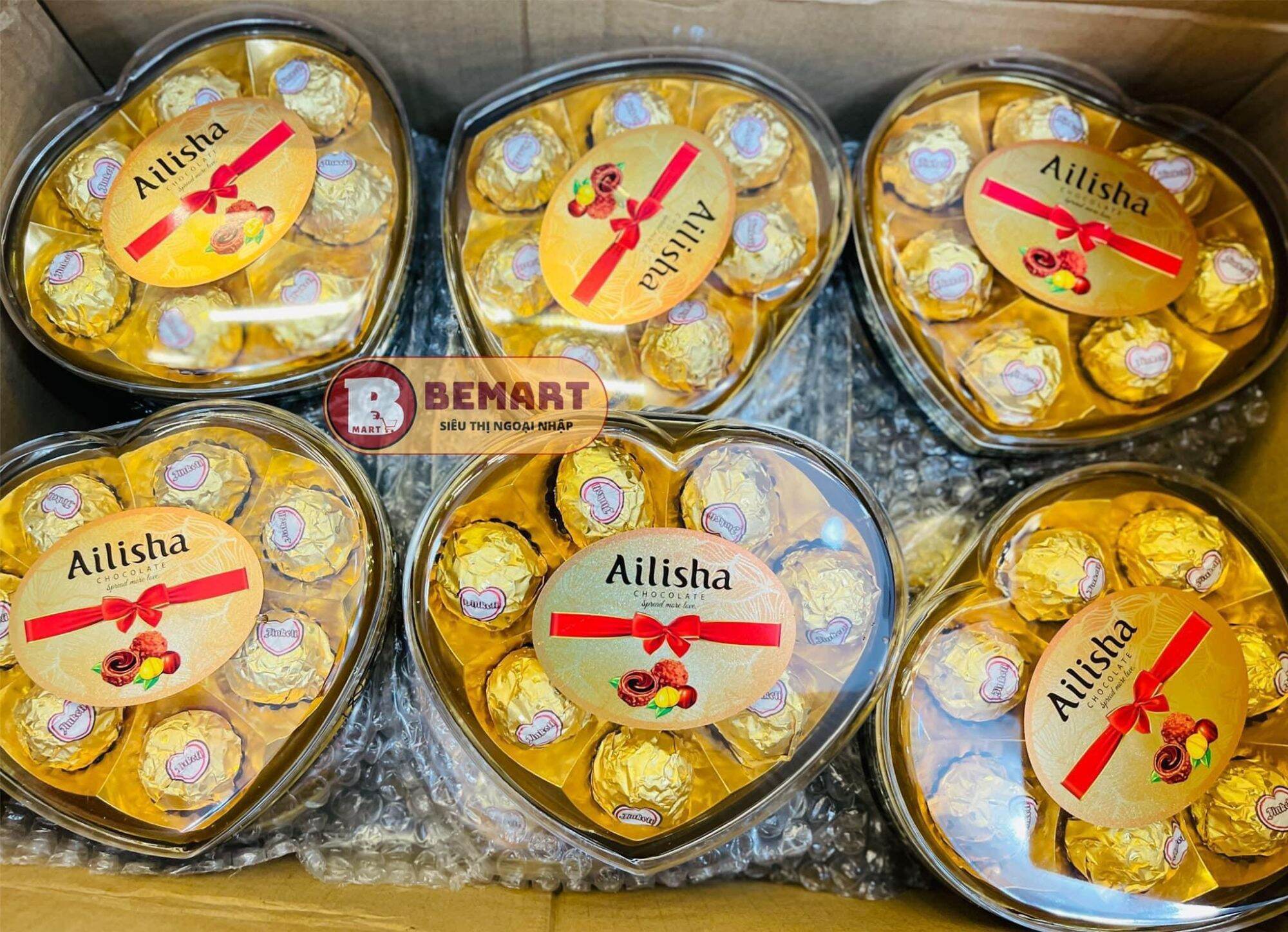 Kẹo Socola Sữa Hạnh Nhân AILISHA