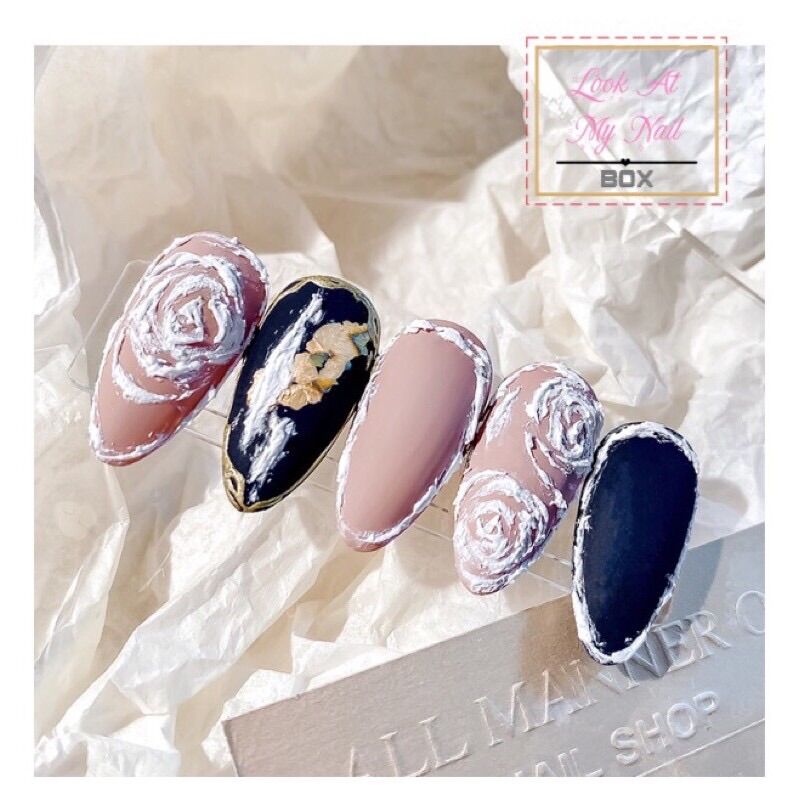 Nail box •• //Logo//••Look At My Nail •• làm theo yêu cầu