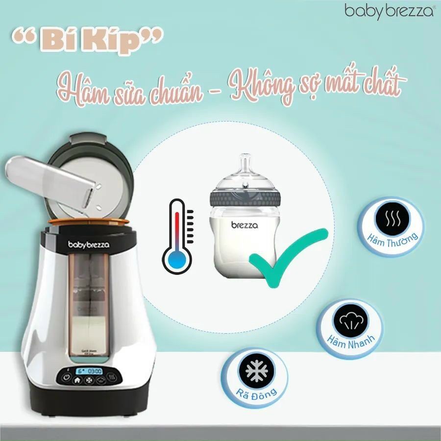Máy hâm sữa Baby Brezza chính hãng