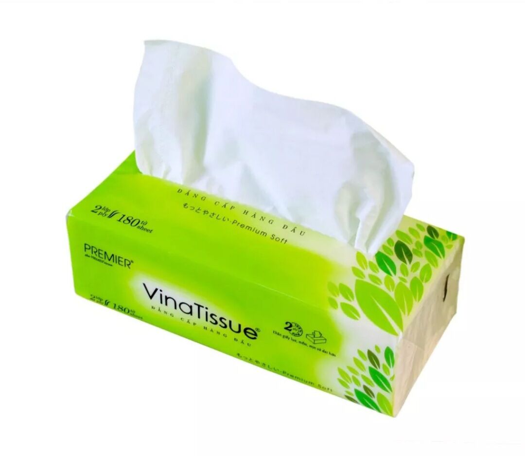 Khăn giấy lụa VINATISSUE 180 tờ