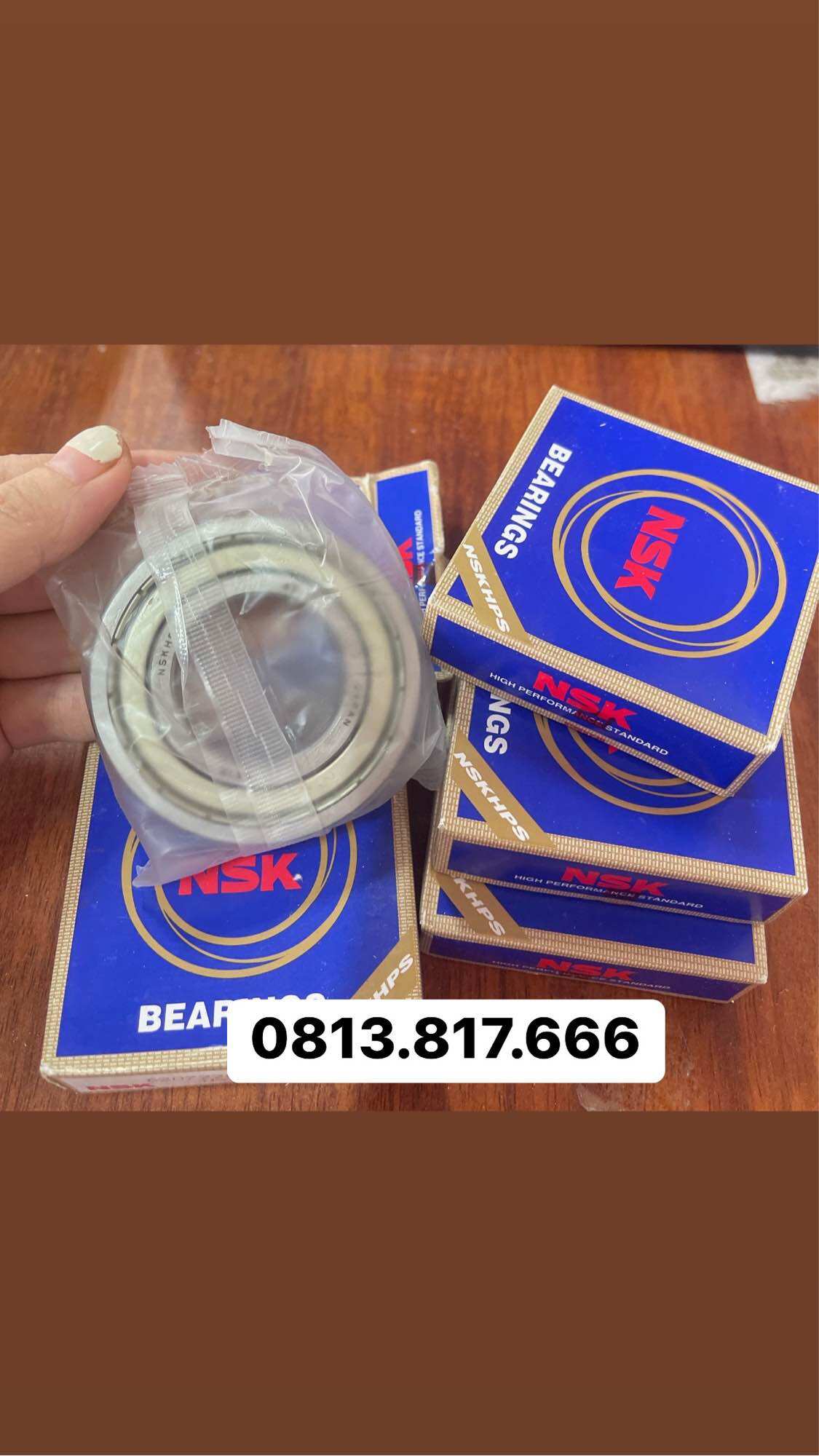 Vòng bi bạc đạn NSK 6207 zz japan