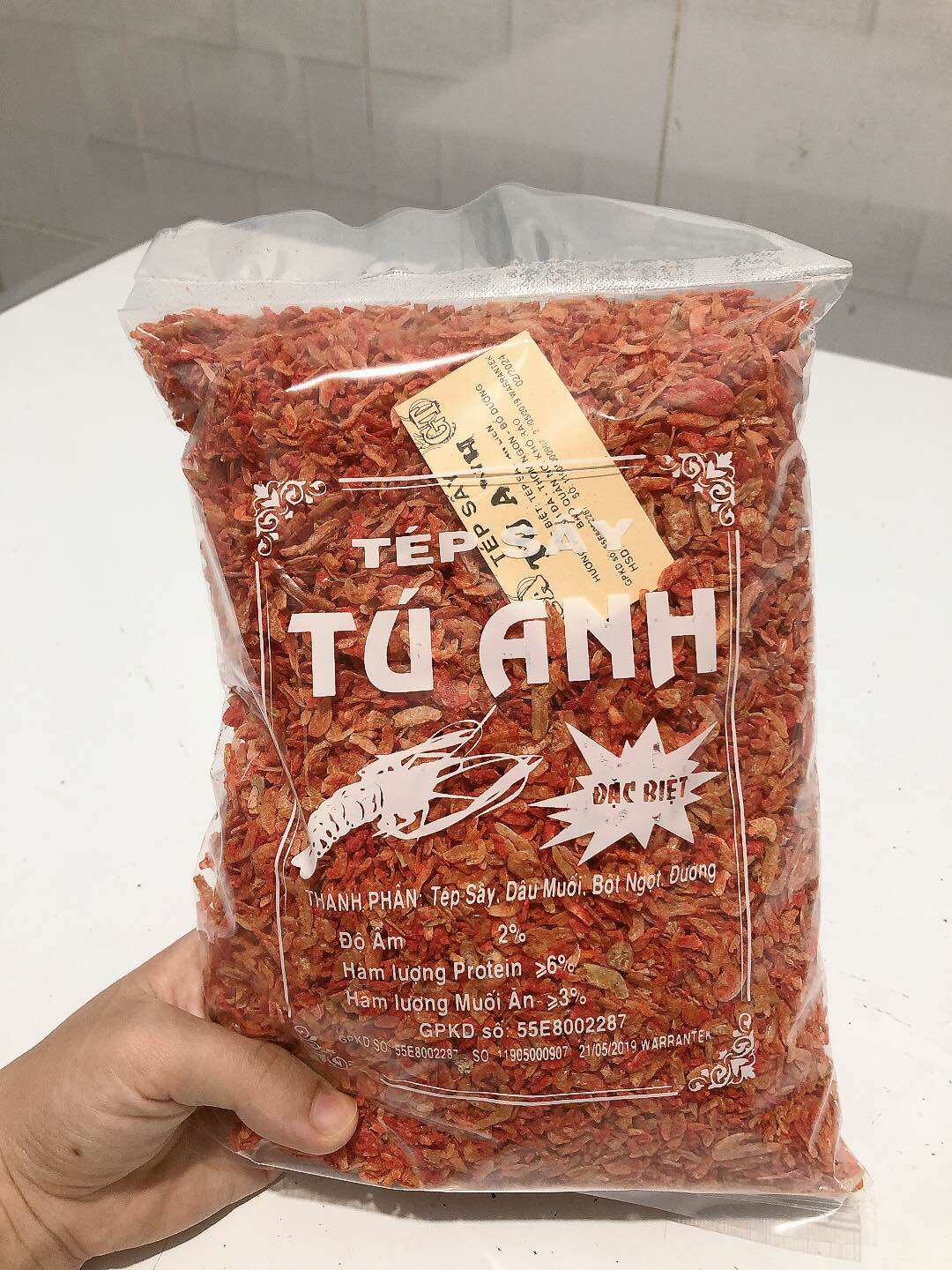 Tép sấy khô bịch lớn 450g -ngon thơm sạch rẻ -Khô Quỳnh Quỳnh