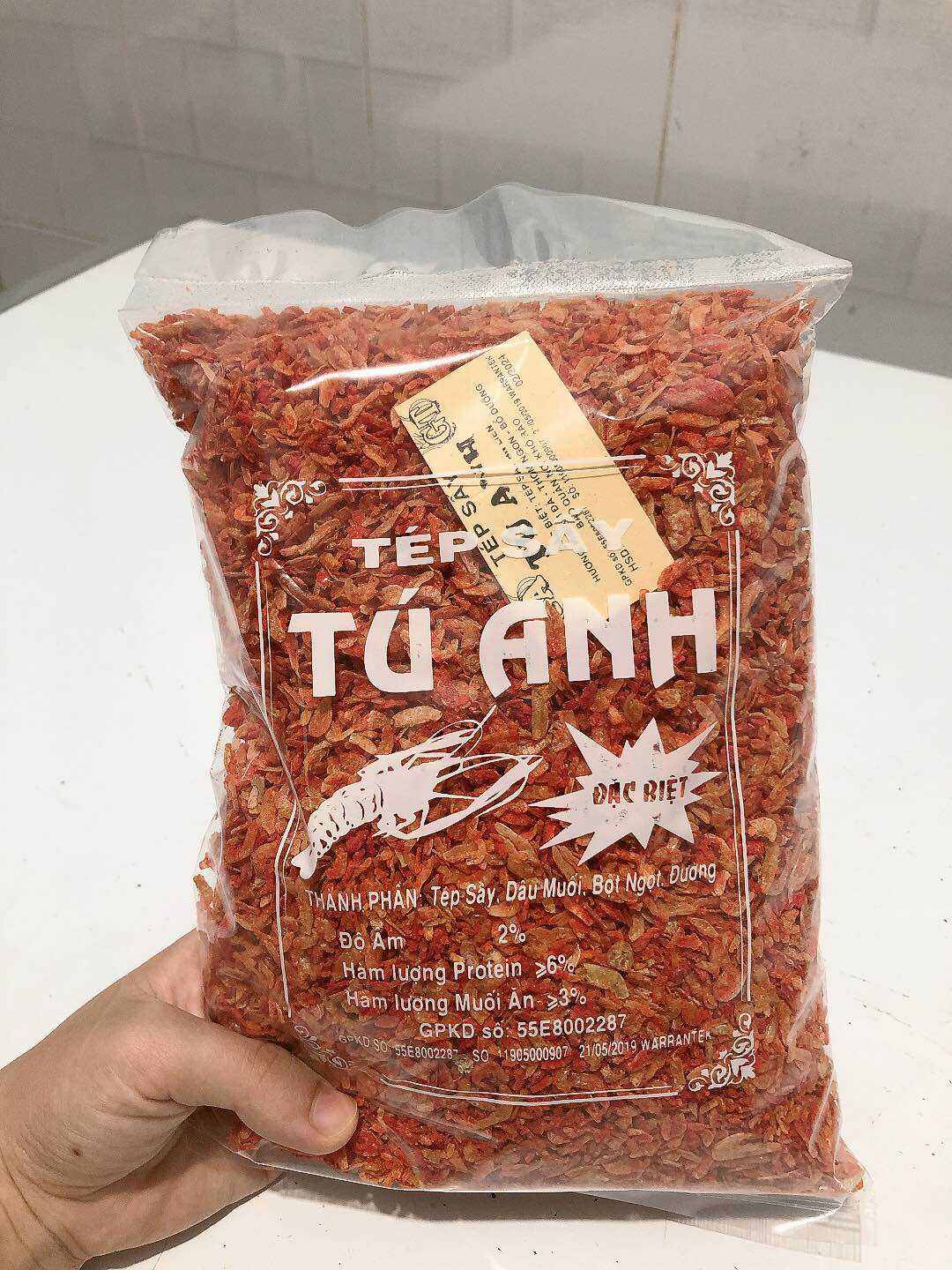 Tép sấy khô bịch lớn 450g -ngon thơm sạch rẻ -Khô Quỳnh Quỳnh