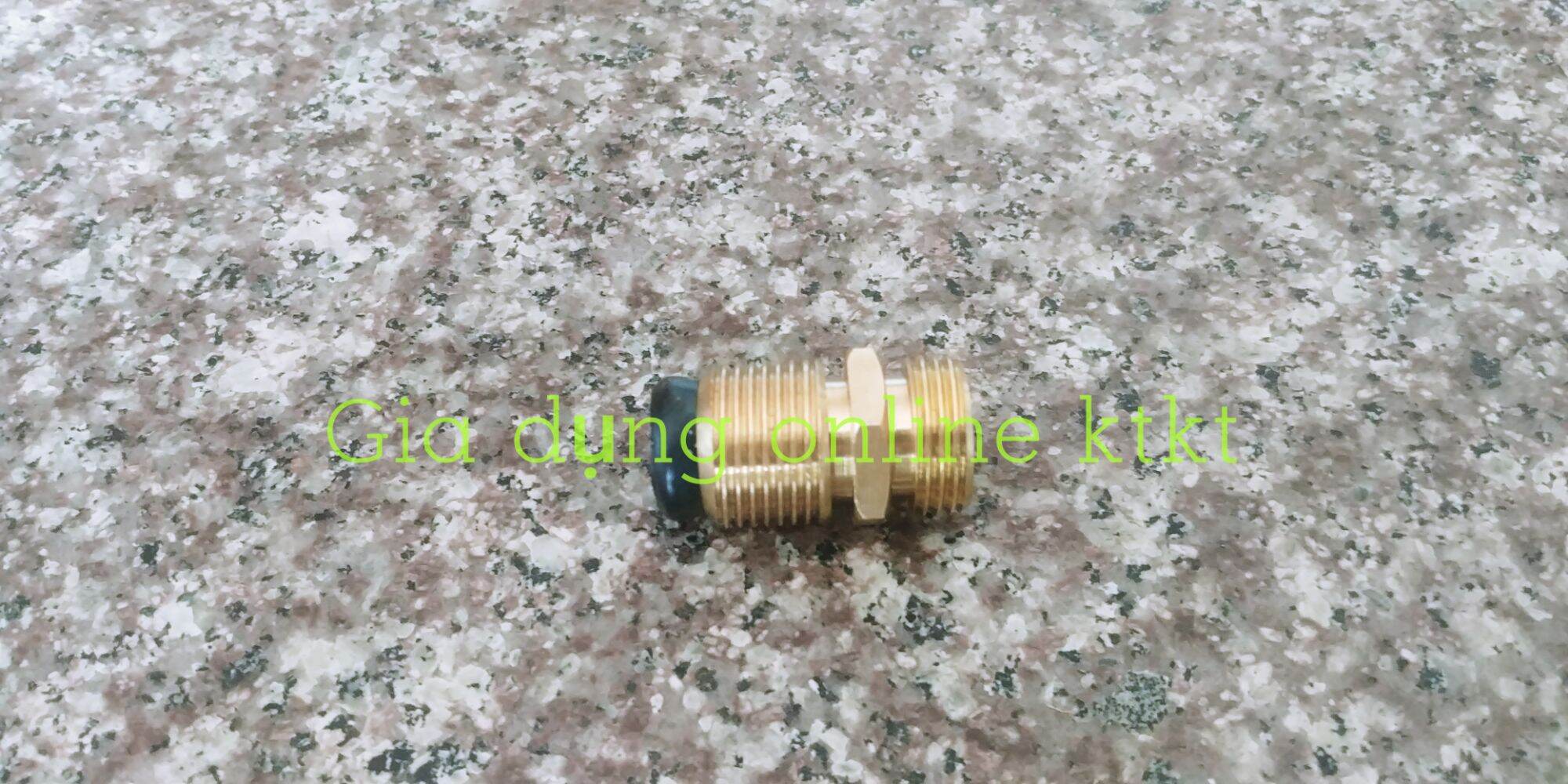 Đầu nối van elf gas ĐỎ lắp cho bình gas xám ( van bình gas ren trong - SP)