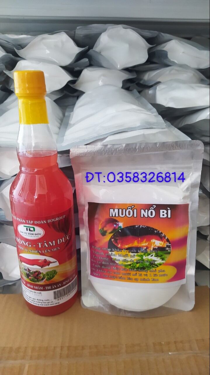 Muối nổ bì giòn da 500g