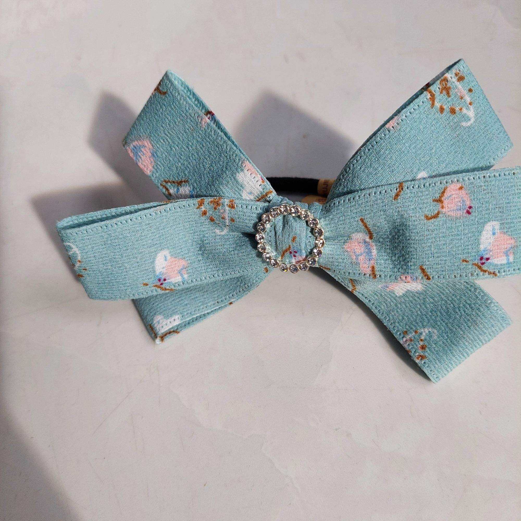 Dây buộc tóc nơ xinh đủ màu cho bạn gái chất liệu tơ tầm cao cấp - dây cột tóc nữ