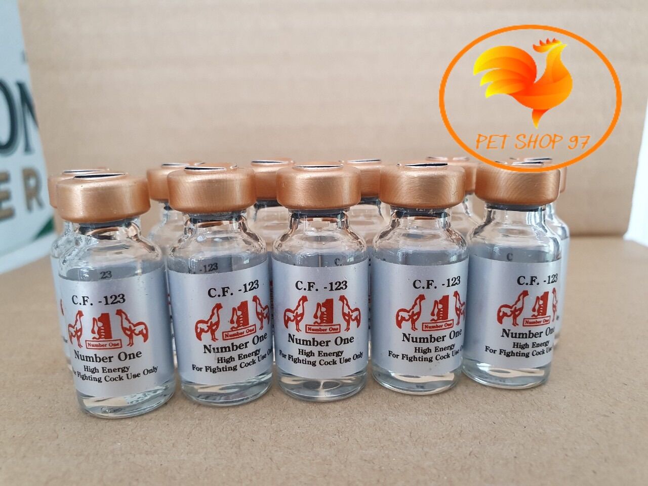 CF 123 hết tang tan máu bầm số 1 cho gà đá- lọ 2ml