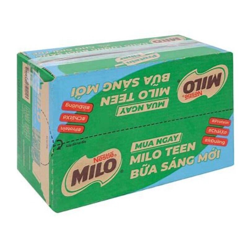 Combo 5 chai milo nắp vặn 210ml - có đường