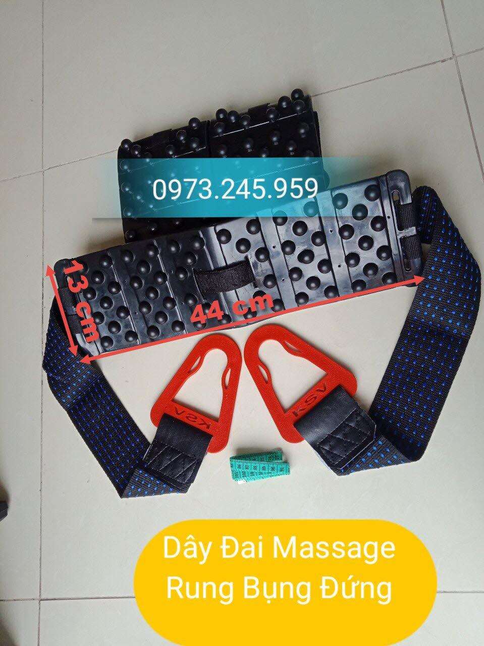 [HCM]Dây đai massage rung bụng đứng