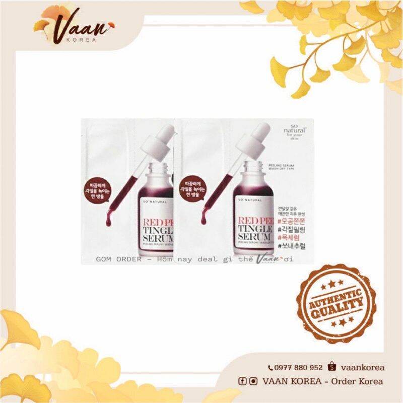 Gói dùng thử Red Peel Tingle Serum 2,5ml