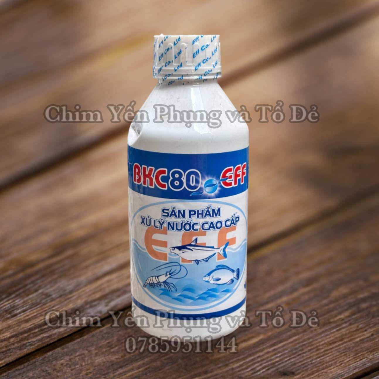 BKC 80 - EFF CÁ Khử trùng nước, tiêu diệt virus, vi khuẩn, nấm, nguyên sinh động vật và ký sinh trùng gây bệnh cho tôm, cá nuôi.