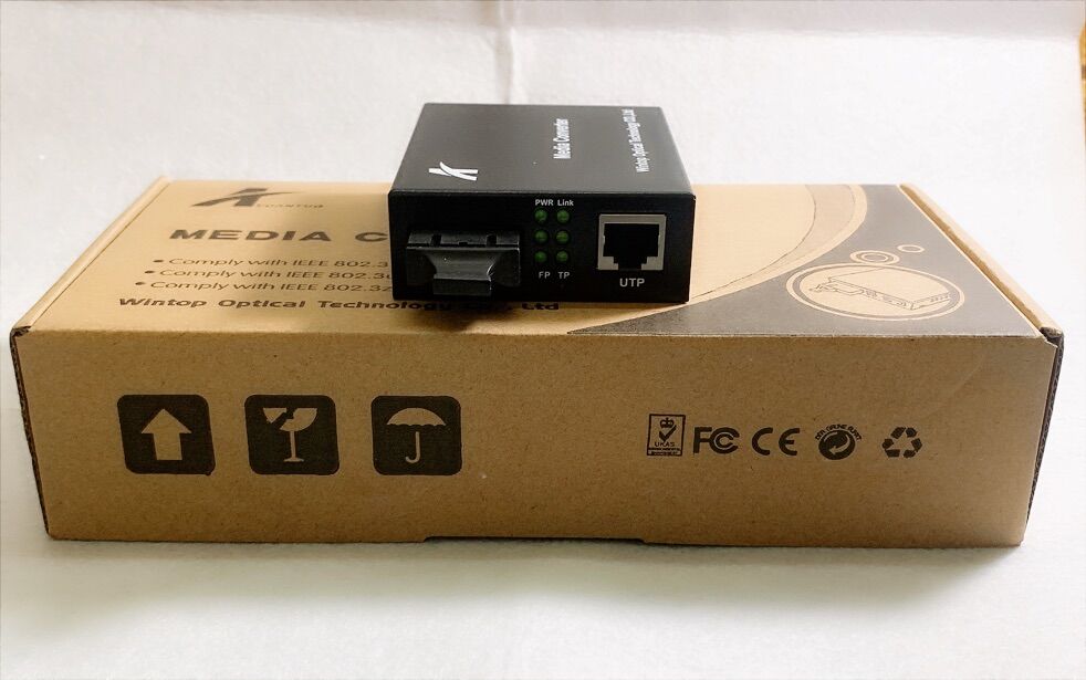 Converter Single mode 1 sợi quang & 2 sợi quang 10/100/1000