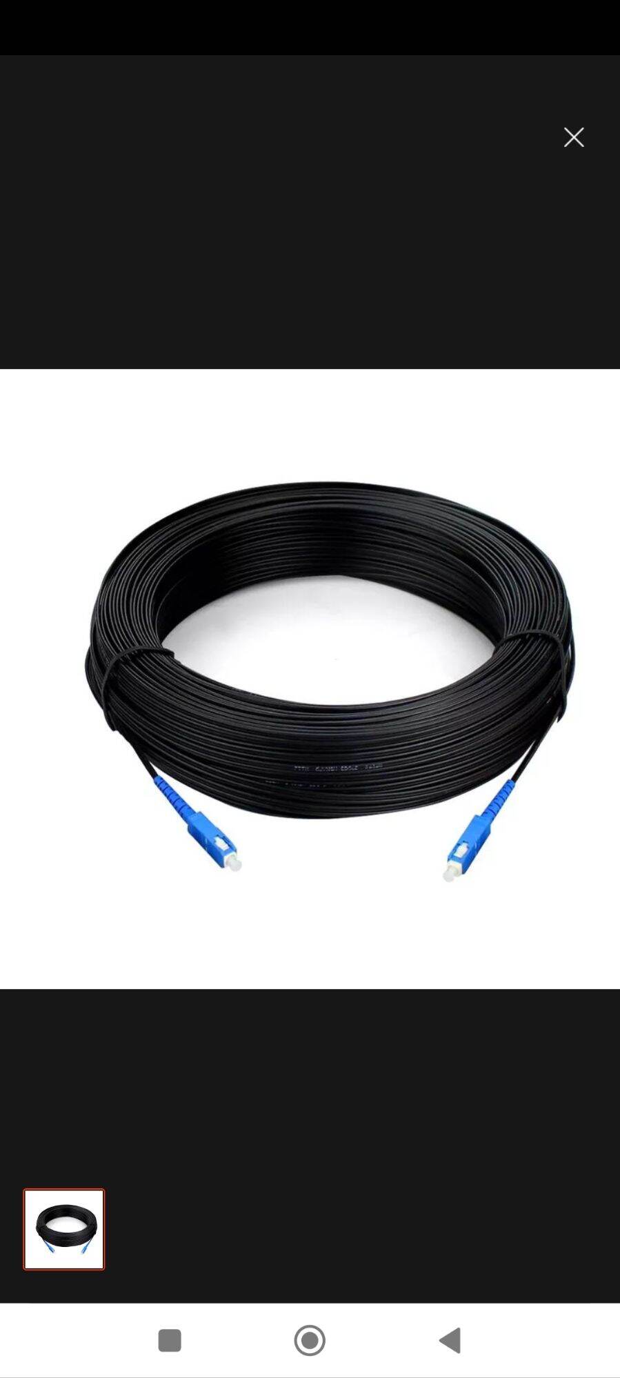 Cáp quang bấm sẵn 2 đầu 500m