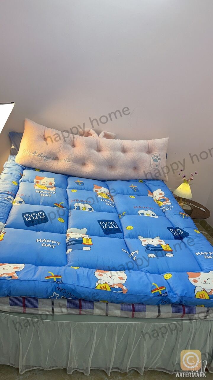 Nệm toper tặng kèm 1 thảm lau chân 3D