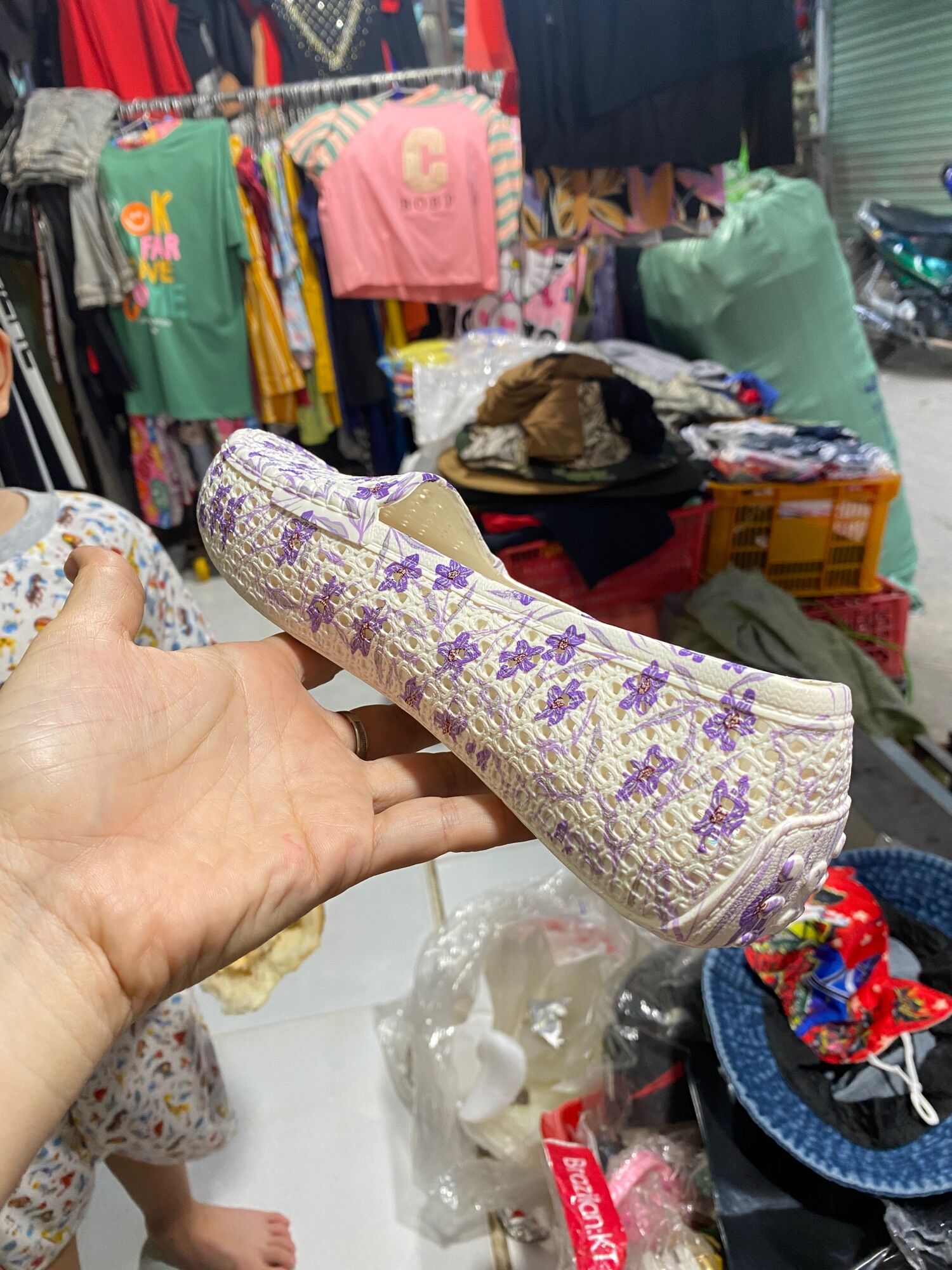 GIÀY BÚP BÊ NỮ IN HOA VĂN XINH SIZE 36-40