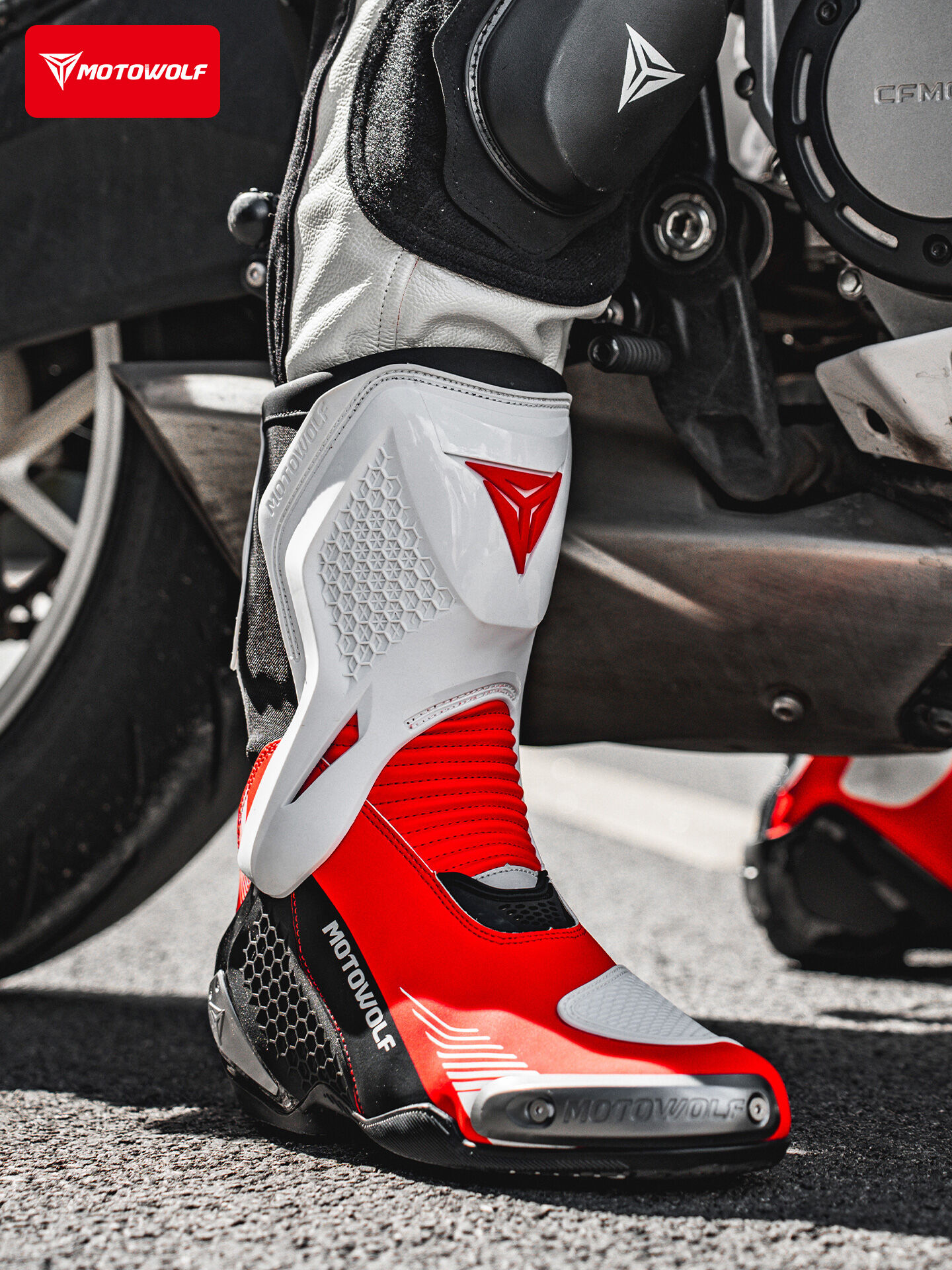 MOTOWOLF | Protective Anti-slip Motorcycle Riding Boots Giá 4,039,000 Đồng*Miễn phí vận chuyển