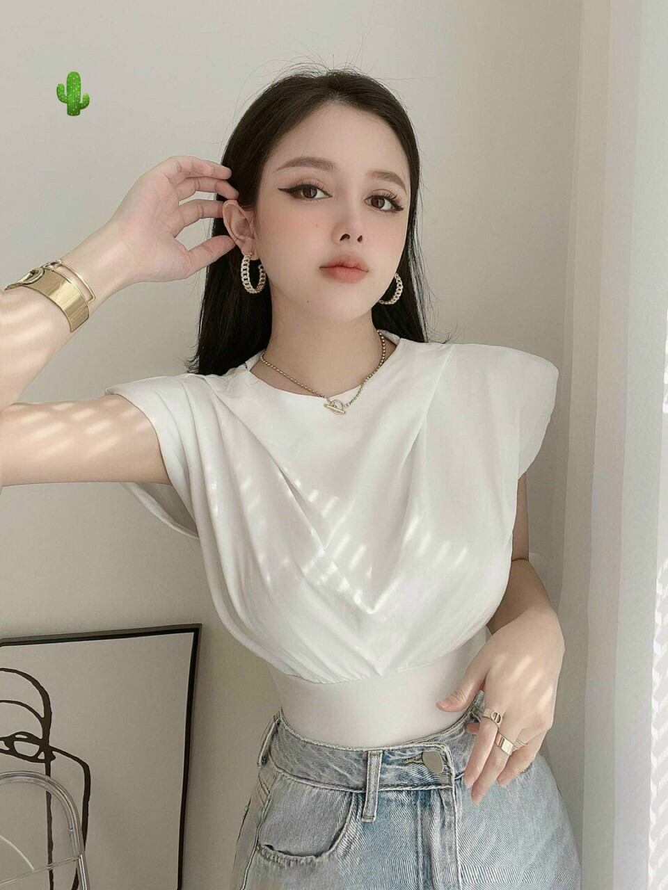 ÁO THUN ÔM EO TAY CÁNH DƠI FORM 46KG(pc)