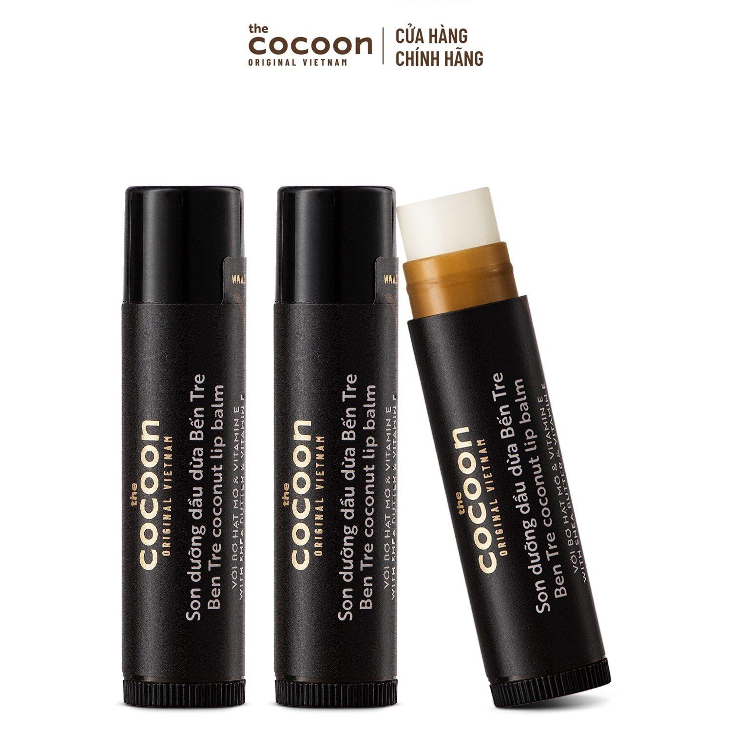 Combo 3 Son dưỡng dầu dừa Bến Tre Cocoon