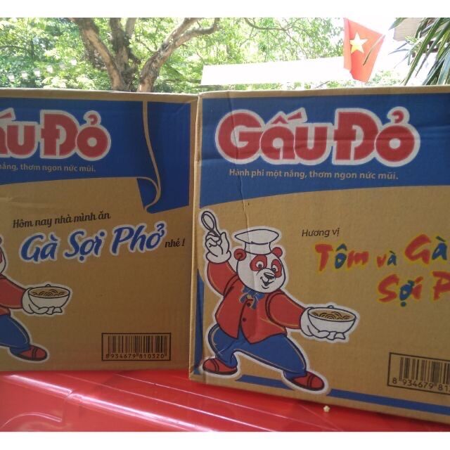 Mì gà sợi phở gấu đỏ 30 gói.