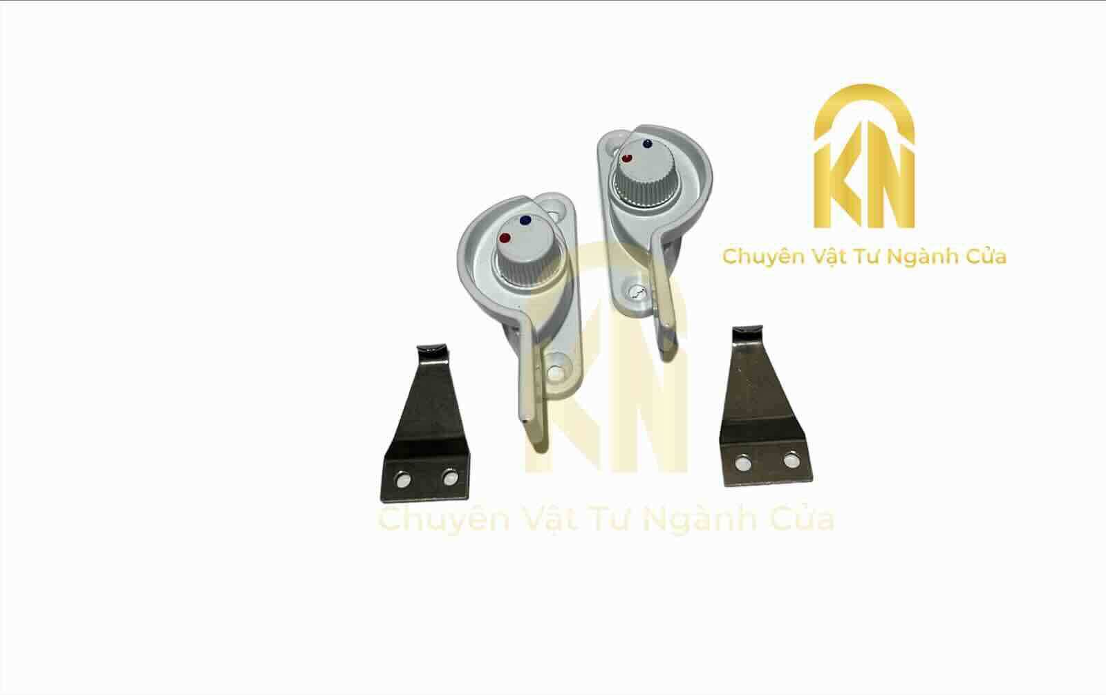 Khoá sò vặn xanh đỏ cửa sổ lùa nhôm - chốt xanh đỏ cửa sổ lùa